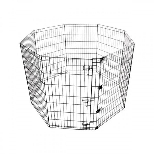 M-PETS Foldable Puppy Pen With Door 8 Panels (W62 X H91cm)