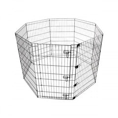 M-PETS Foldable Puppy Pen With Door 8 Panels (W62 X H91cm)