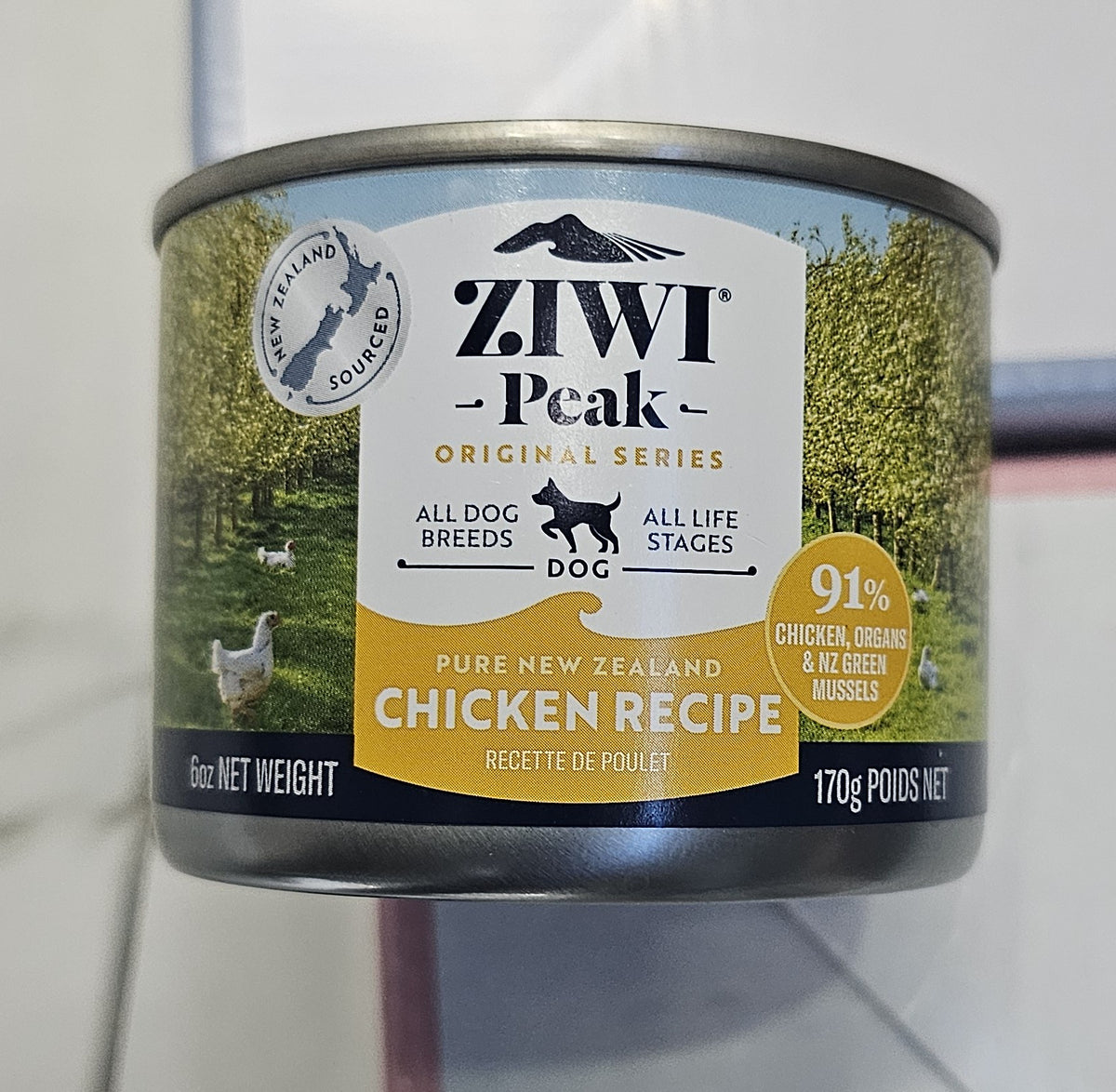 Ziwi Peak Chicken Recipe Canned Dog Food 170g