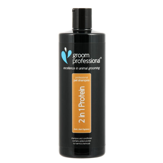 Groom Professional 2 In 1 Protein Shampoo 450ml