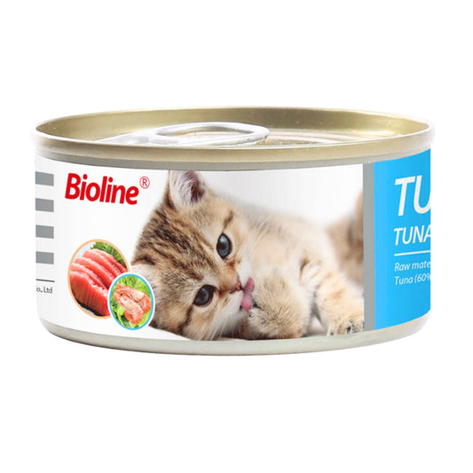 Bioline Cat Tuna Can - Tuna + Shrimp 80g