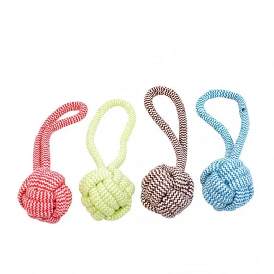 Duvo Scooby Rope Dummy Ball Mixed Colors