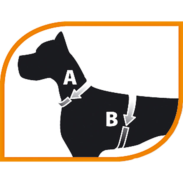 Ferplast Easy Nylon Dog Harness Black, XL