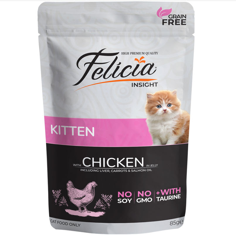 Felicia Kitten  Wet food Chicken in Jelly 85g
