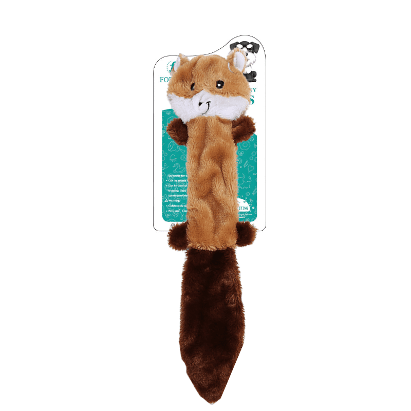 For Pet Animal Shaped Plush Toy For Dogs – (Mixed Colors) – 45*10*5cm