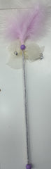 ITS MEOW CAT WAND WITH BEAUTIFUL FUR AND BELL,SIZE: 40cm (MIXED COLORS)