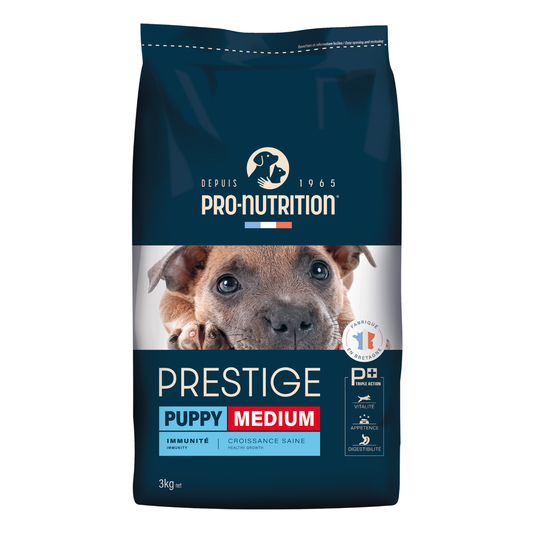 Pro Nutrition Prestige Puppy Medium dry food 3Kg