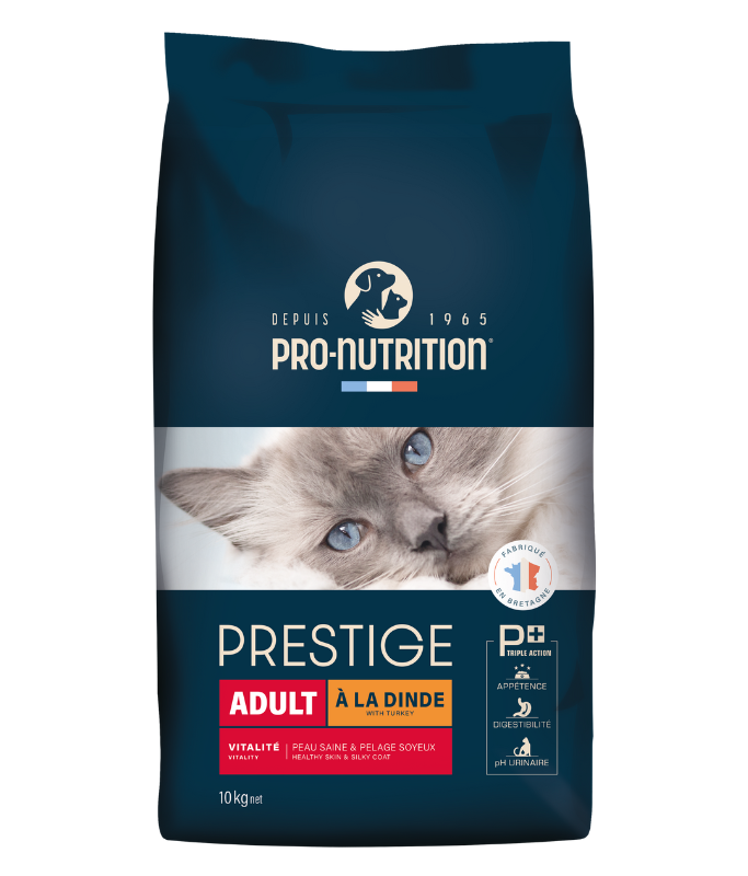 Pro Nutrition Prestige Cat Adult Turkey dry food 10Kg