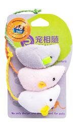Saas Cat Toy 3pc Set Rat SA3109