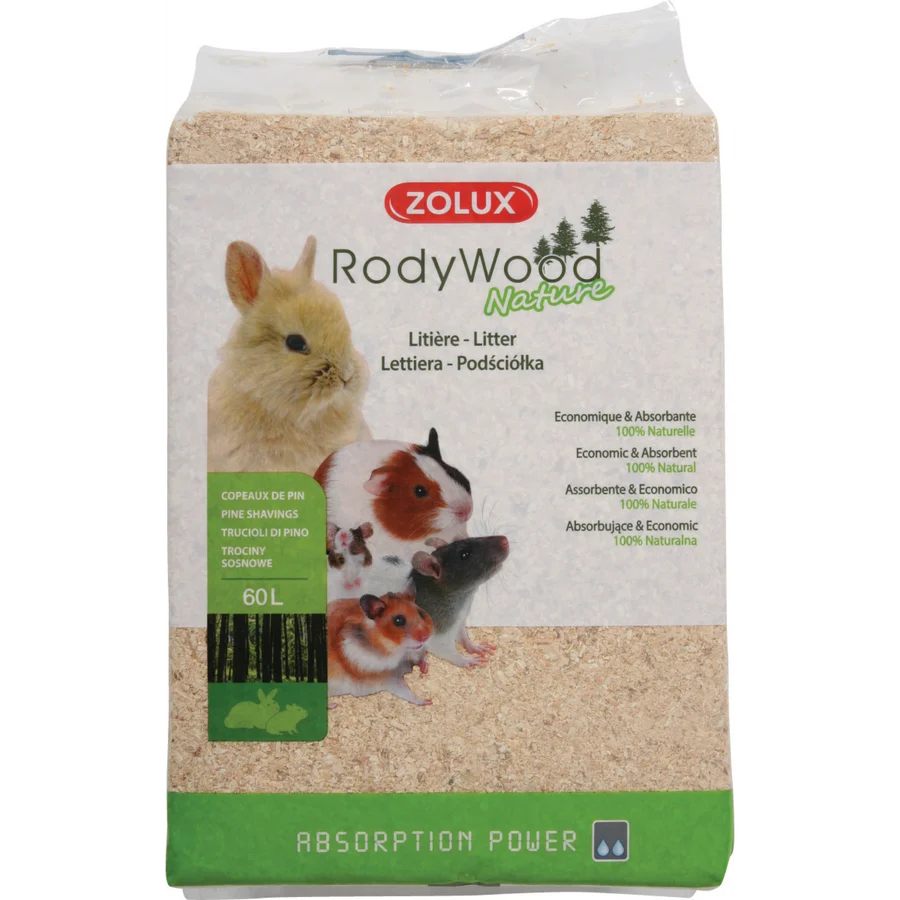Zolux Rodent Litter Rodywood Nature 60L