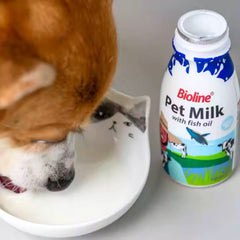 Bioline Pet Milk with Fish Oil for Cats & Dogs 220ml