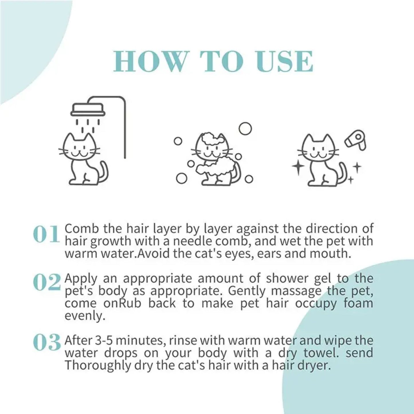 Bioline Deshedding Shampoo For Cat 200ml