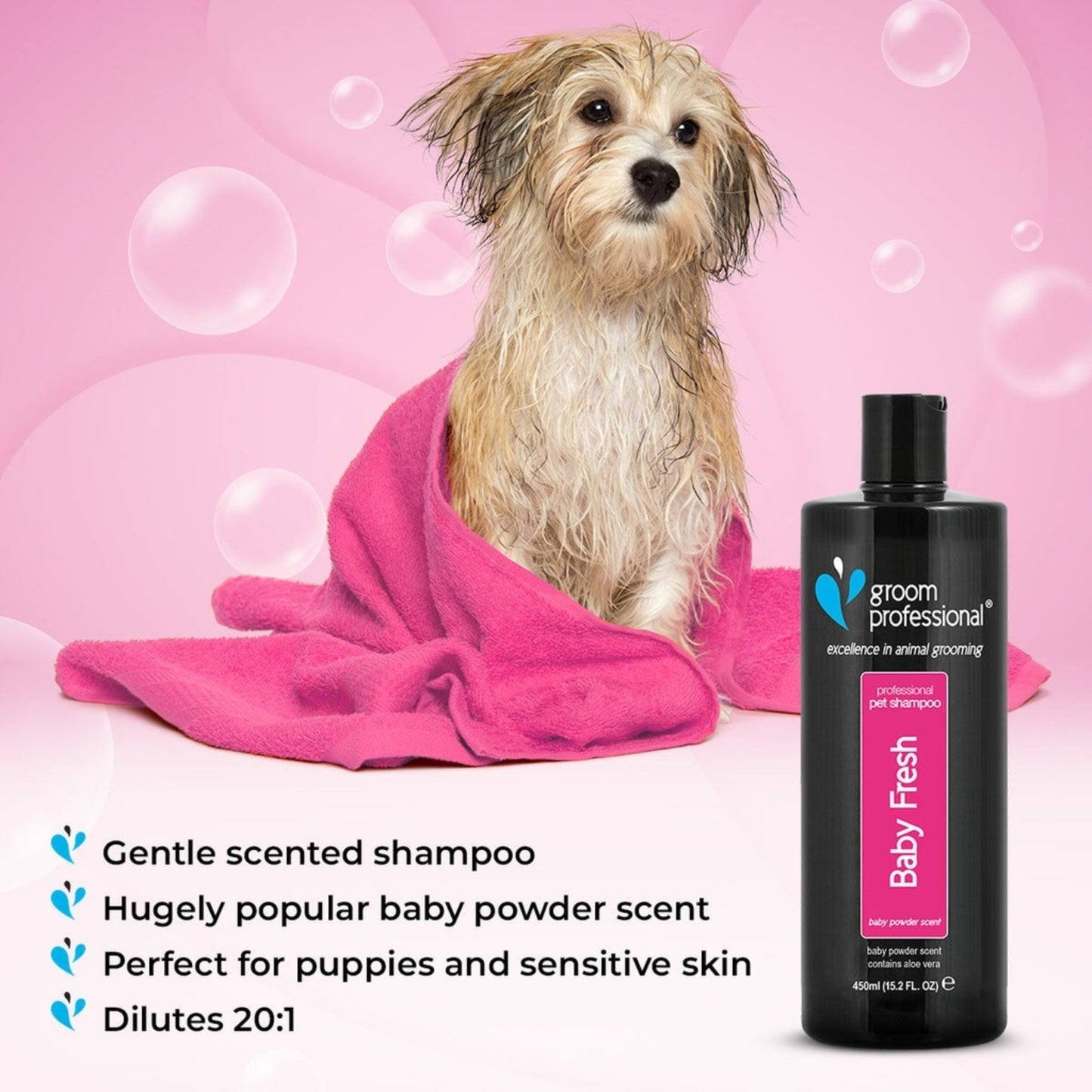 Groom Professional Baby Fresh Shampoo 350ml