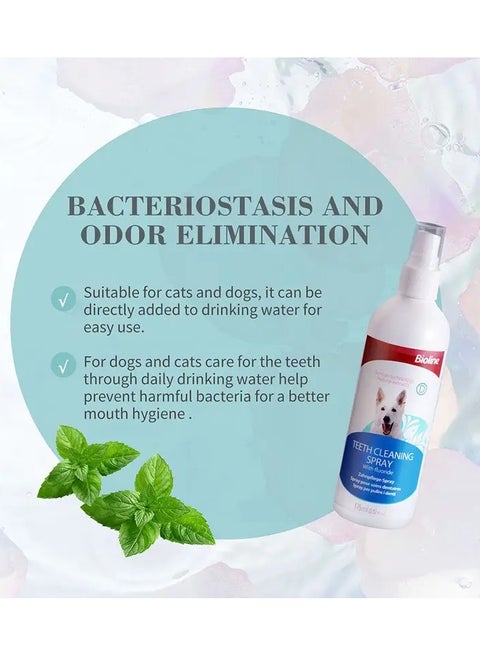 Bioline Teeth Cleaning Spray For Dogs 175ml