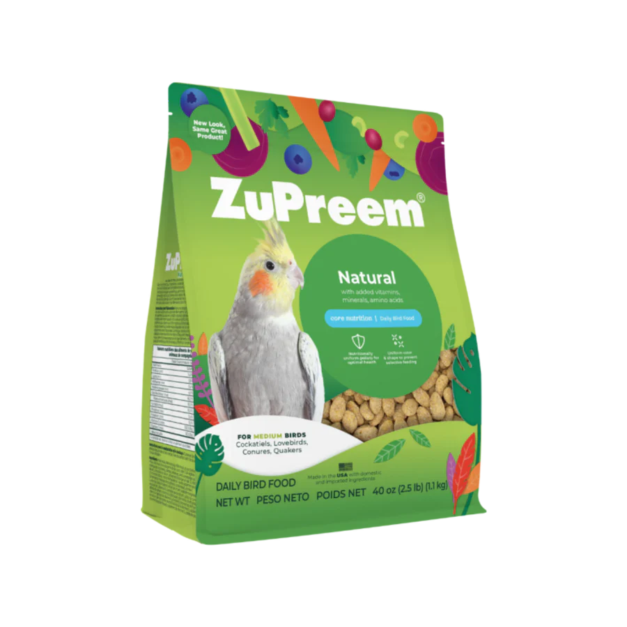 Zupreem Natural Avian Diet - Cocktails 2.5lb (1.13kg)