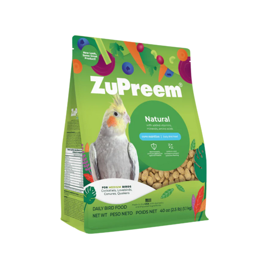 Zupreem Natural Avian Diet - Cocktails 2.5lb (1.13kg)