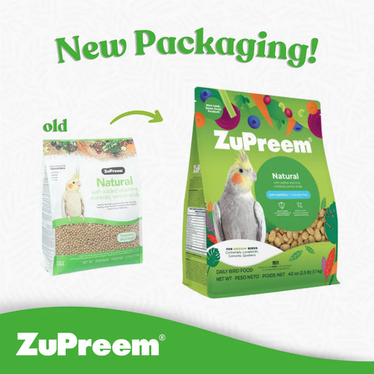 Zupreem Natural Avian Diet - Cocktails 2.5lb (1.13kg)