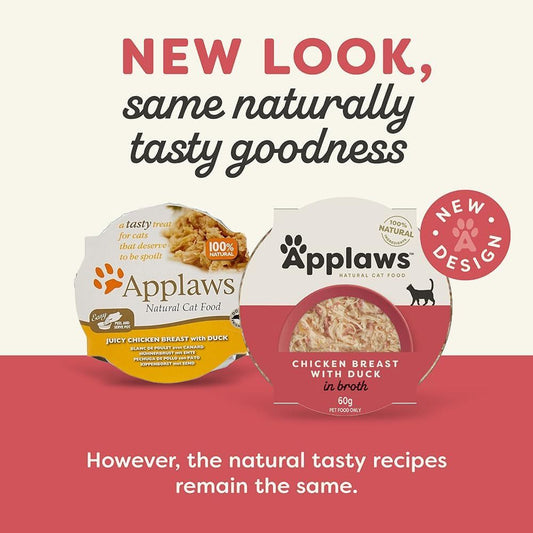 Applaws Cat Chicken With Duck Pot 60g