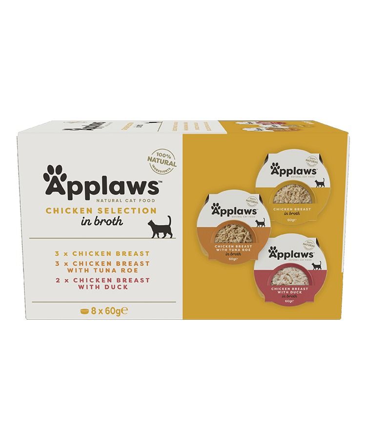 Applaws cat Multipack Chicken  Select 8×60g