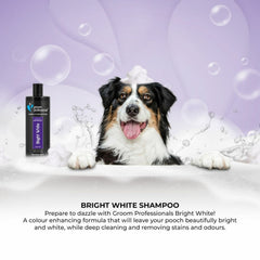 Groom Professional Bright White Shampoo 450ml