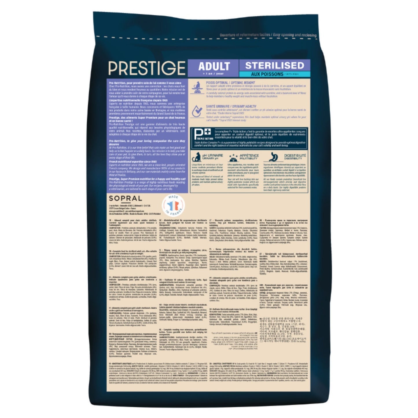 Pro Nutrition Prestige Cat Adult Sterilised Fish 2Kg