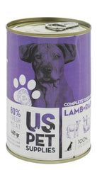 US Pet Pate with Lamb, Rabbit & Herbs for Adult Dogs 400 gr