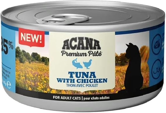 Acana Premium Tuna & Chicken Pate Cat Wet Food 85G
