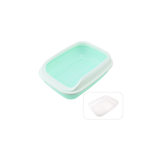 Cats Semi-Closed Cat Litter Box With Filter Net 49*36*17  SA3375
