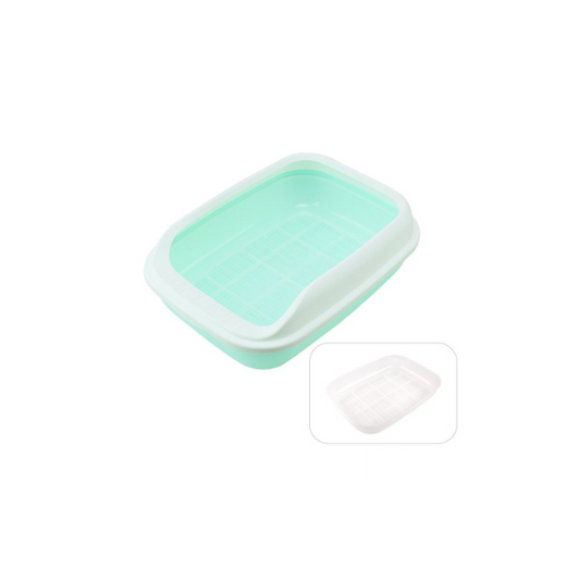 Cats Semi-Closed Cat Litter Box With Filter Net 49*36*17  SA3375