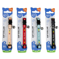 Duvo Cat Collar Kitty Cat Nylon Mixed Colors