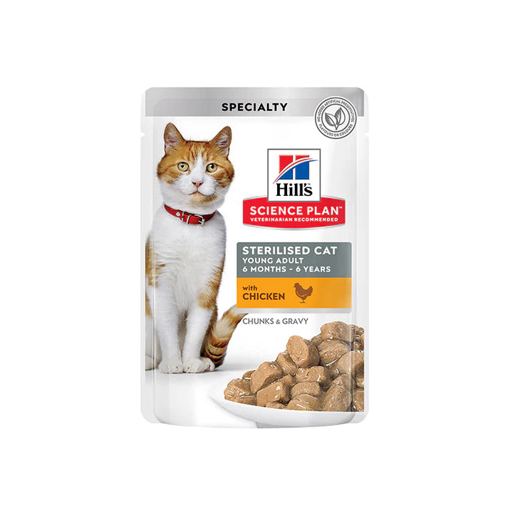 Hill’s Sterilized  Adult Cat Wet Food  Chicken 85g