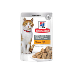 Hill’s Sterilized  Adult Cat Wet Food  Chicken 85g