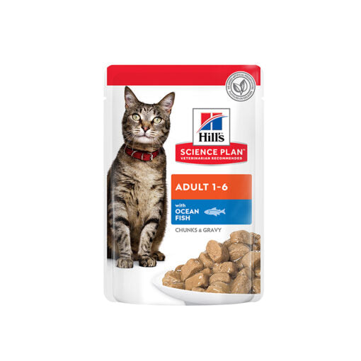 Hills SP Adult Wet Cat Food Ocean Fish 85g