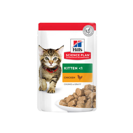 Hill’s SP Kitten  Gravy  Chicken Pouches (85g)