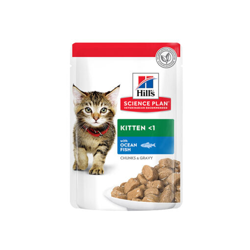 Hill’s SP Kitten  Gravy  Ocean Fish Pouches (85g)