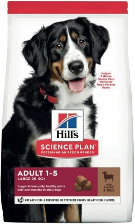 Hill’s  Adult Large Breed Dog Food  Lamb & Rice  14kg