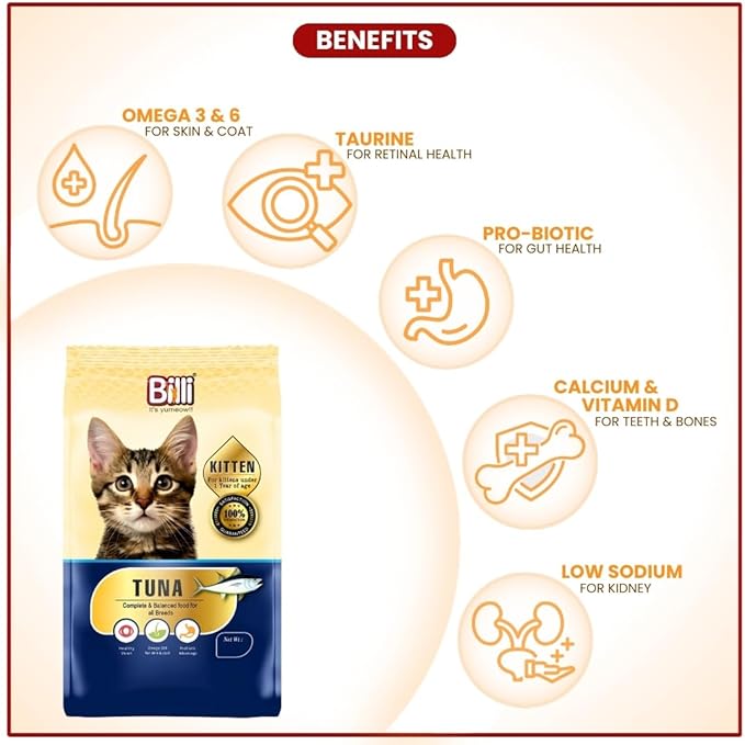 Billi Kitten Real Tuna Cat Food 1.5kg
