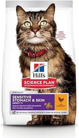 Hills SP Adult Cat Sensitive Stomach & Skin Chicken 7kg