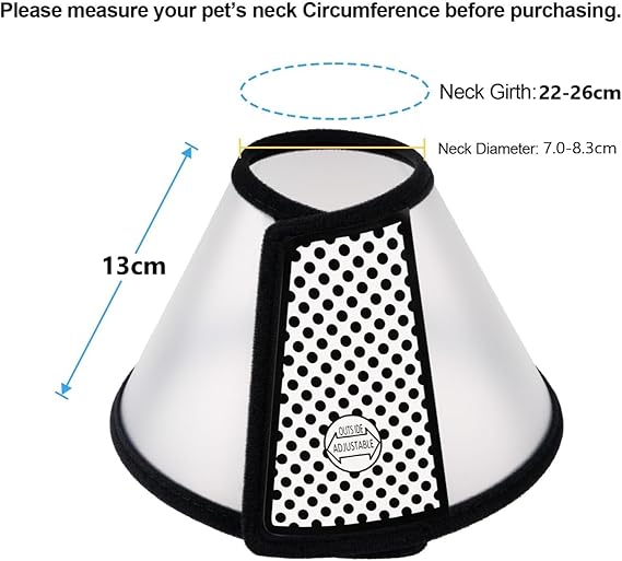 Cozy Paws Protective Pet Medical Collar - S