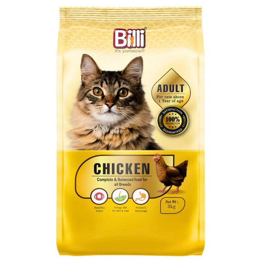 Billi Adult Real Chicken Cat Food 3kg