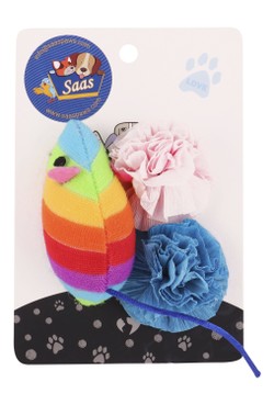 Mouse and Cat Toy colorful