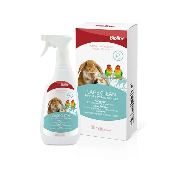 Cage cleaning spray