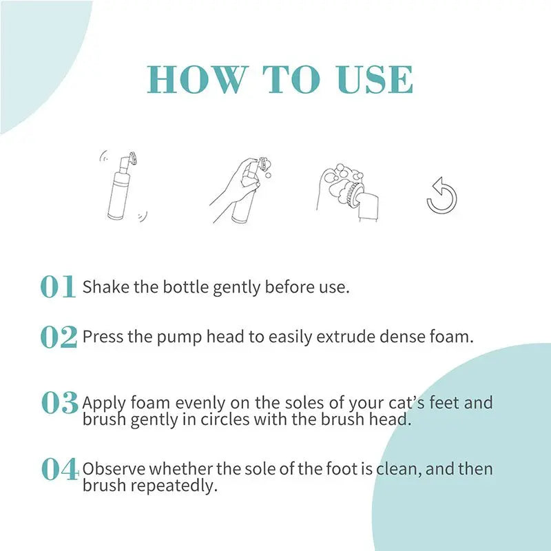 Bioline Paw Cleaning Foam 100ml