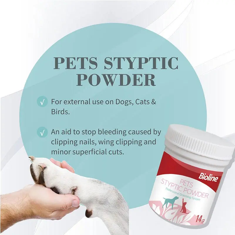 Bioline Pets Blood Stopper Styptic Powder