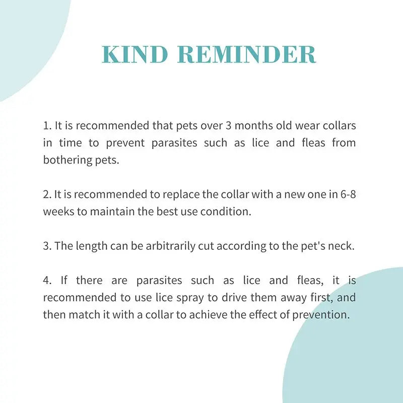Bioline Flea & Tick Collar Dog 60cm