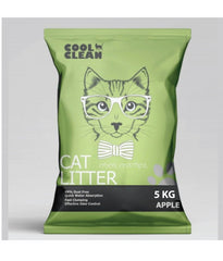 Cool Clean Clumping Cat Litter Apple 5kg