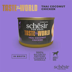 Schesir Taste The World Dog Wholefood - Thai Coconut Chicken 150g