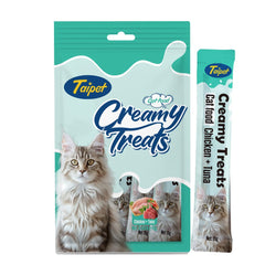 Taipet Cat Creamy Treats Chicken & Tuna 15gx5pcs