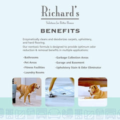 Synergy Lab Richard Organic'S Carpet & Upholstery Stain Remover & Deodorizer