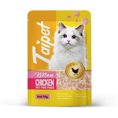 Taipet Wet Food Pouch Chicken in Broth-70g(KITTEN)
